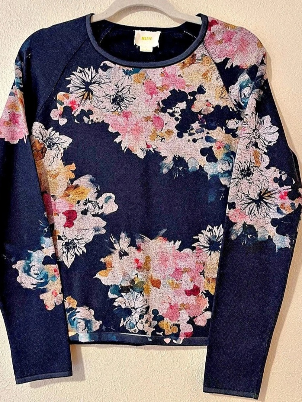 Maeve for Anthropologie Ramya Floral Pullover Women’s Size Small.